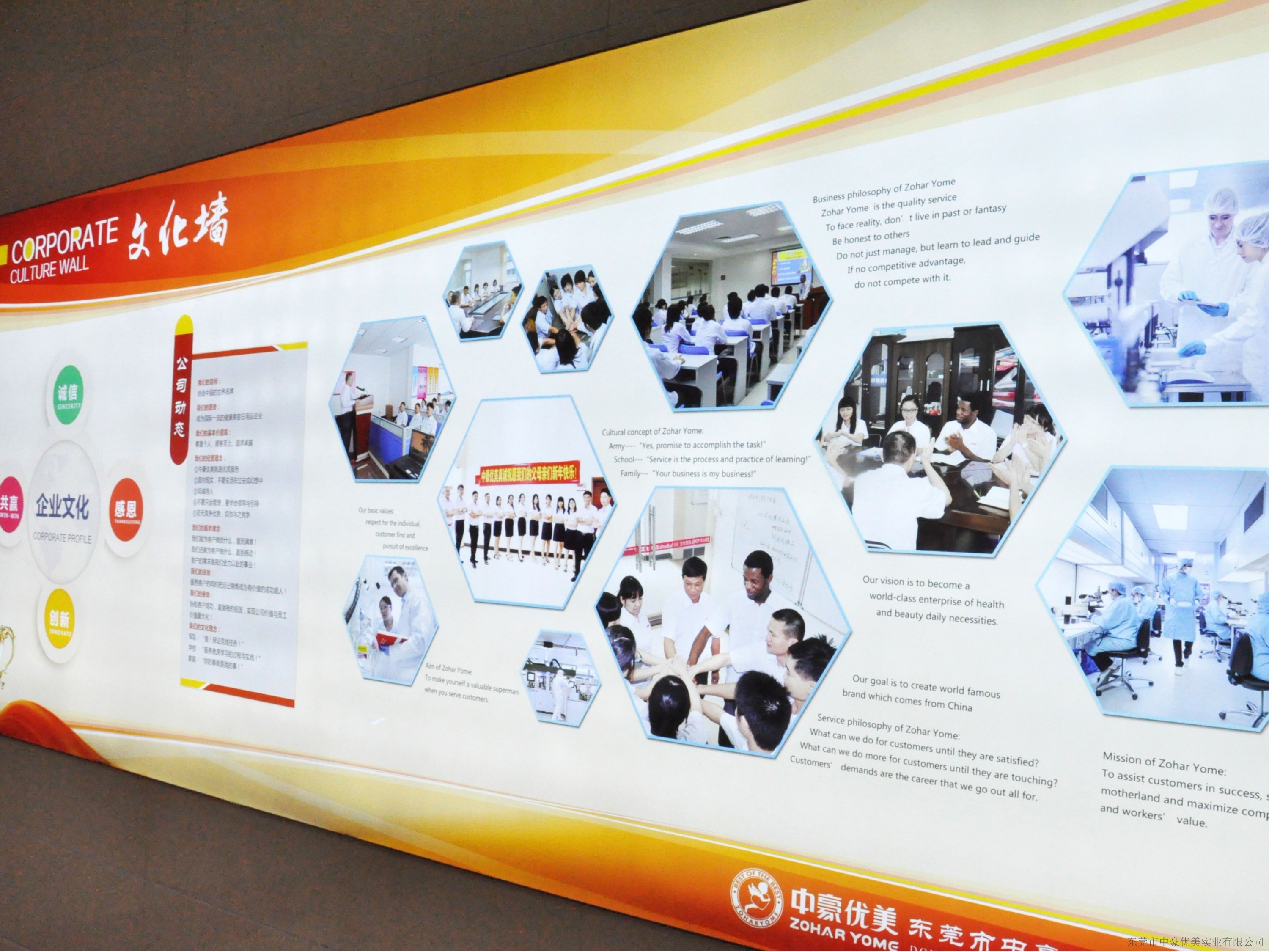 中豪優(yōu)美走廊文化展示
