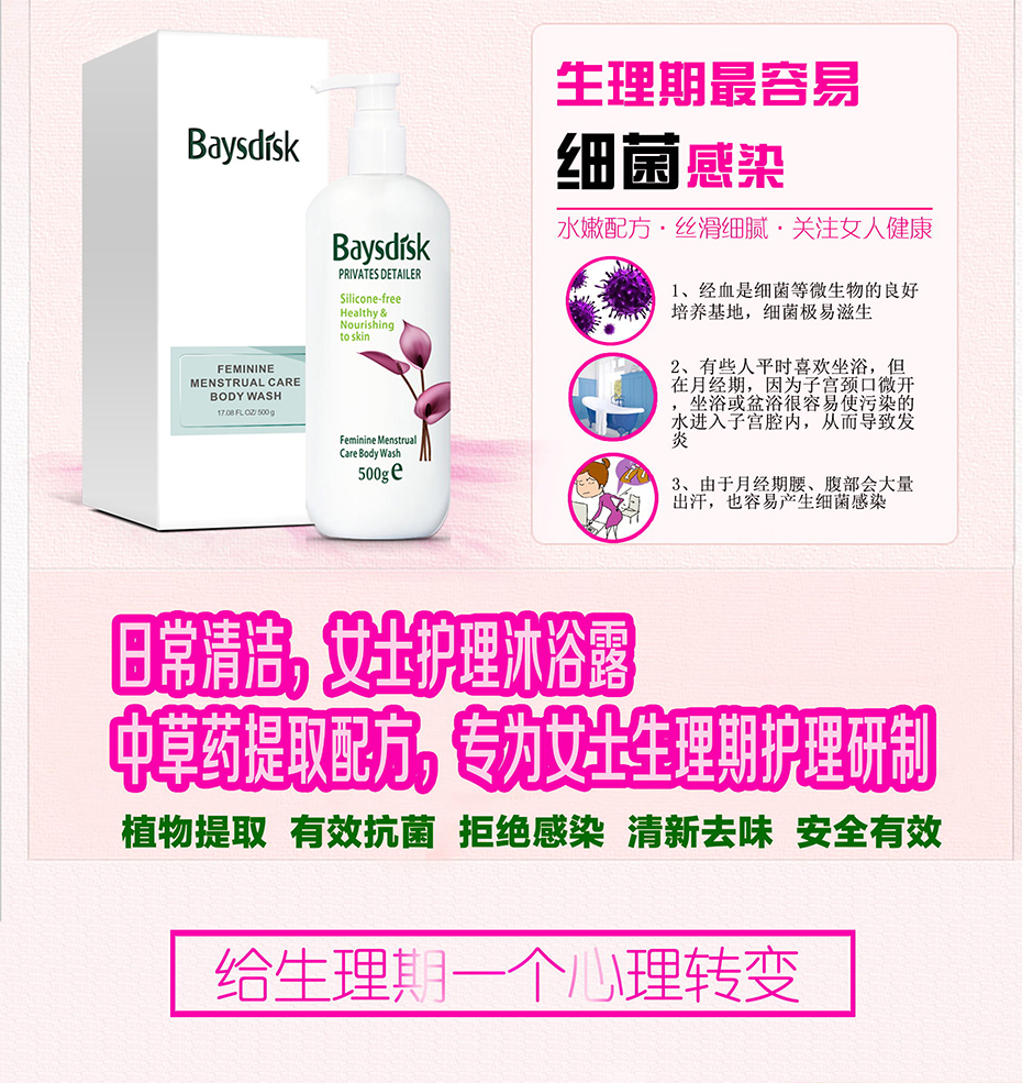 倍秀迪詩女士護理沐浴露
