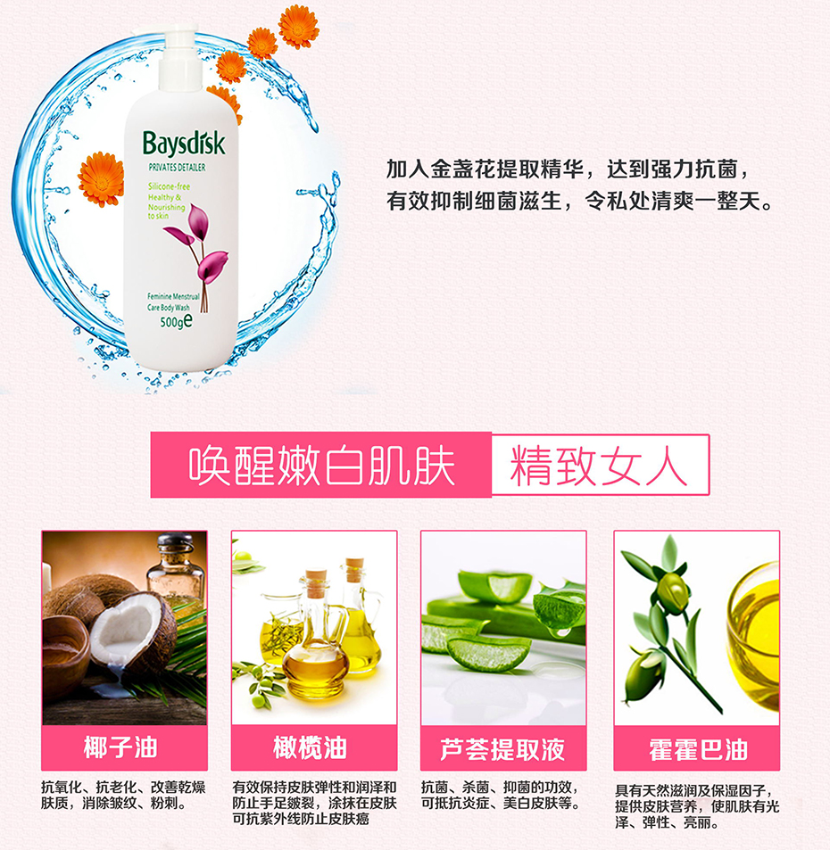 倍秀迪詩女士護理沐浴露