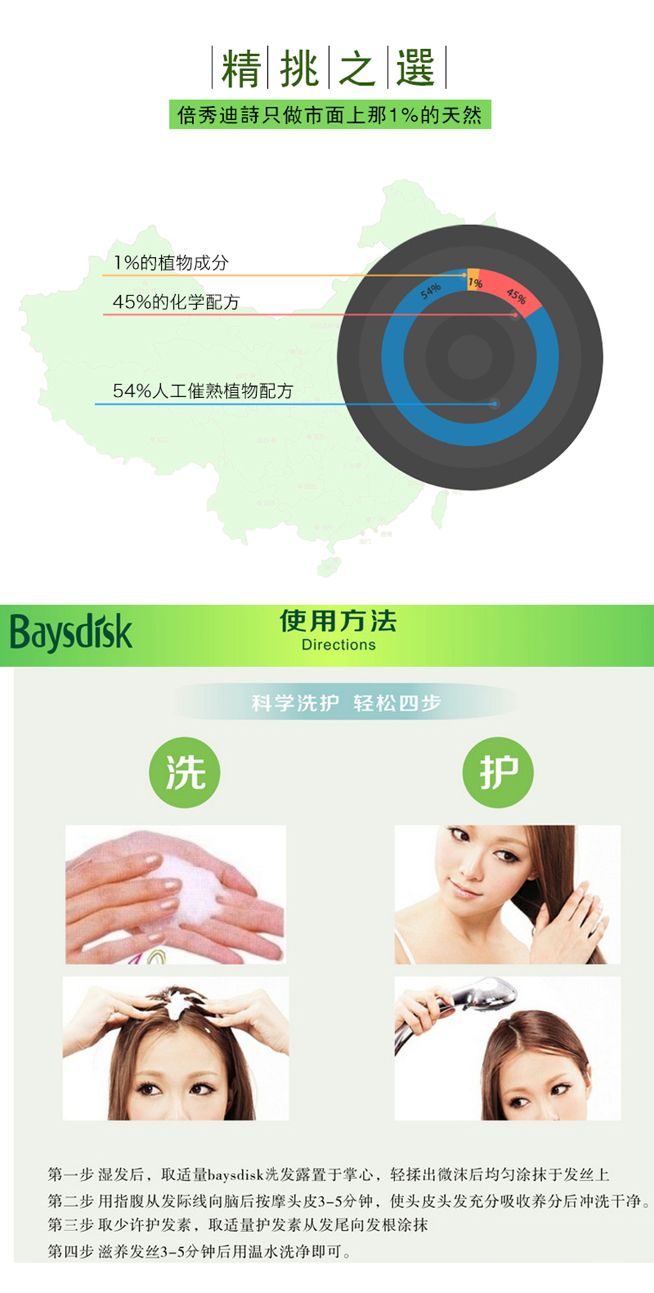 倍秀迪詩無患子無硅控油清爽洗發(fā)露